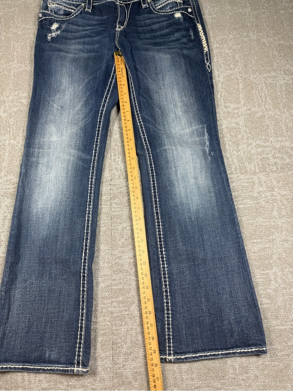 Rock Revival Irene Easy Boot Jean Women Size 30 - Picture 7 of 9